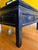 Chinese Vintage Chinese Blue Lacquer Coffee Table With Two Drawers For Sale - Image 3 of 9