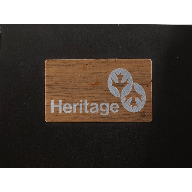 Drexel Heritage Chinoiserie Black Lacquer and Gold Brass Stand For Sale - Image 17 of 18