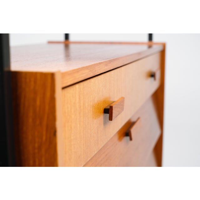 Vintage Teak Shoe Cabinet, Germany, 1960s For Sale - Image 14 of 15