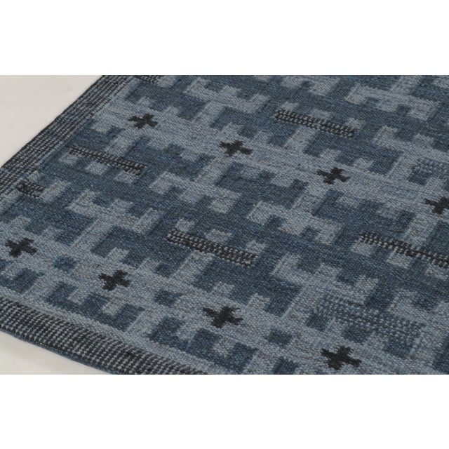 Rug & Kilim Contemporary Scandinavian Style Geometric Wool Rug by Rug & Kilim, India For Sale - Image 4 of 10