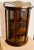 Rustic European Mid-Century Wood and Glass 3-Tier Curio Display Cabinet For Sale - Image 3 of 10