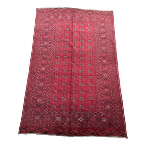 Hand Knotted Tribal Turkomen Bukhara Rug
