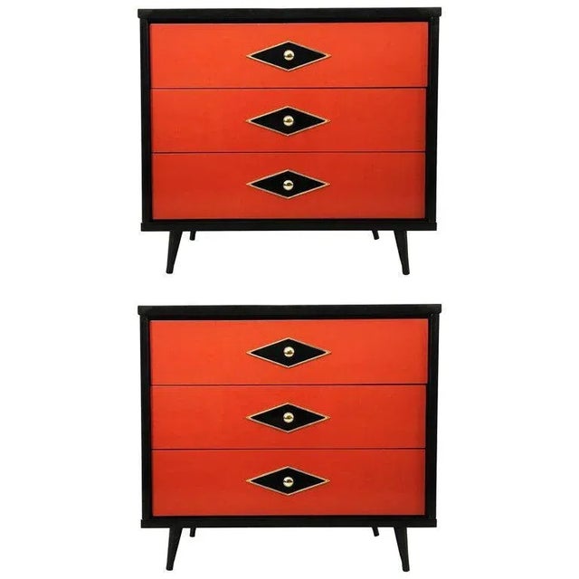 Neoclassical Lacquered Chests or Commodes - A Pair For Sale - Image 10 of 10