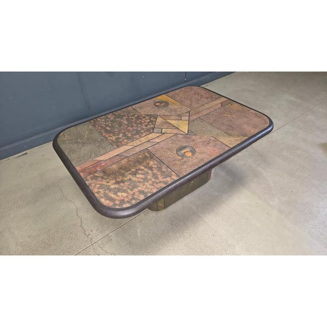 Metal Coffee Table in the style of Paul Kingma, 1980s For Sale - Image 7 of 13