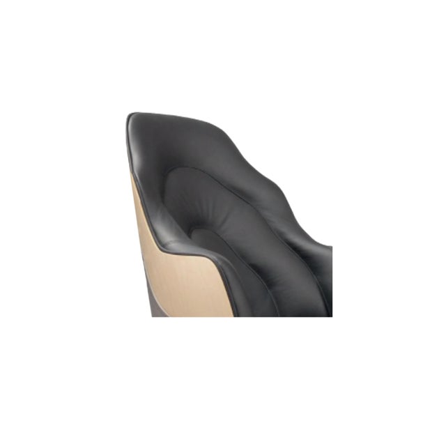 Not Yet Made - Made To Order Color & Blanche Contemporary Leather Couture Armchair by Bd Barcelona For Sale - Image 5 of 10