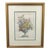 1950s Framed Musee Du Louvre Chalcographie Jacques Vauquer Vase of Flowers Etching For Sale