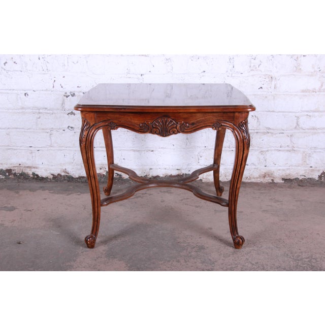 Drexel Heritage French Parquetry Side Table Chairish