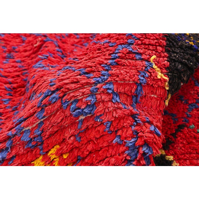 Vintage Boujad Moroccan Rug, 03'07 X 07'09 For Sale In Dallas - Image 6 of 10