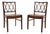 Vintage Danish Chairs attributed to Ole Wanscher, 1960, Set of 2 For Sale