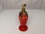 Czech Red Cut to Clear Jeweled Atomizer: Ormolu Filigree Floral Design For Sale - Image 4 of 10