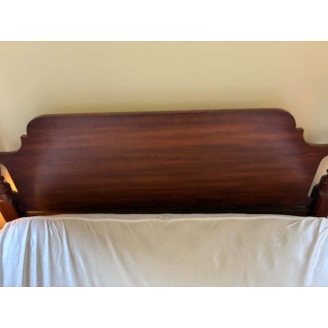 1990s Henkel Harris Full Bed--Wild Black Cherry For Sale - Image 5 of 7