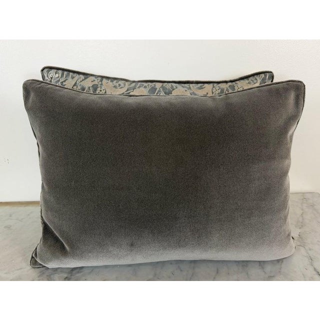 Pair of Custom Mariano Fortuny Pillows For Sale In Los Angeles - Image 6 of 11