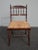 Vintage French Country Brown Rush Side Chair For Sale - Image 12 of 12