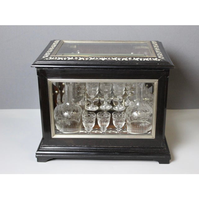 Napoleon III Liqueur Cellar with Grape Bunches, 1800s For Sale - Image 11 of 16
