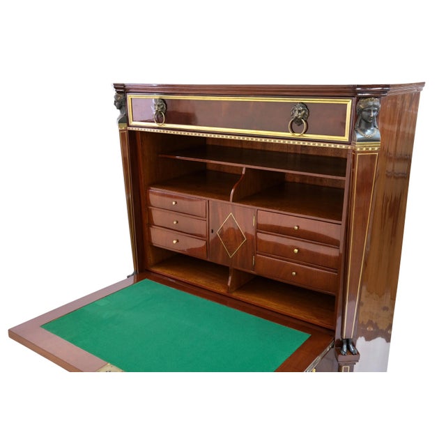 Empire Secretaire, France, 1790s For Sale - Image 5 of 16