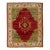 Early 21st Century Old Wool Turkish Oushak Rug 12'10" X 15'11" For Sale