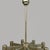 Silver German Art Deco Chandelier in Yellow Glass and Metal, 1930s For Sale - Image 8 of 18