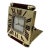 Mid Century Vintage Cartier Paris French Quartz Quadrant Traveling Alarm Clock For Sale