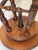 Folk Art Reduced-Mid 20th Century Folk Art Round Table/Piano Stool For Sale - Image 3 of 3