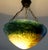 French Pate De Verre Glass Chandelier from Unbekannt, 1950s For Sale - Image 6 of 7