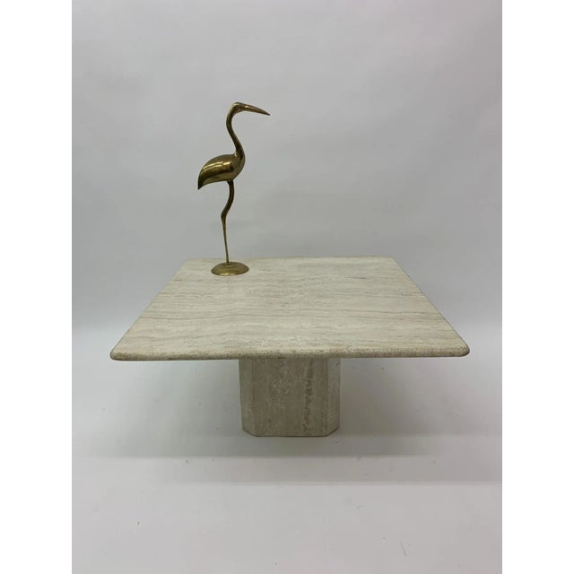 1970s Mid-Century Travertine Coffee Table, 1970s For Sale - Image 5 of 9