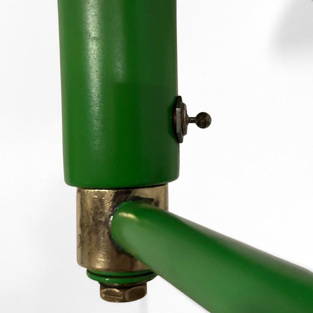 Modernist Adjustable Wall Lamp in Steel and Brass from Upsala Armaturfabrik, Sweden, 1940s For Sale - Image 11 of 15