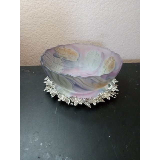 1980s Stunning Reuven Glass From Israel Scalloped Bowl For Sale In Dallas - Image 6 of 7