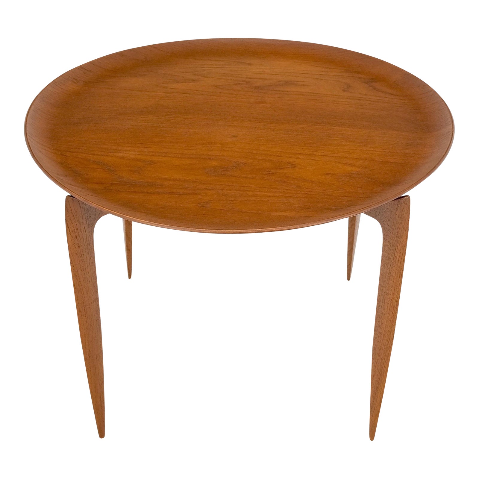 Fritz Hansen Danish MidCentury Modern Folding Coffee Table Stand Tray