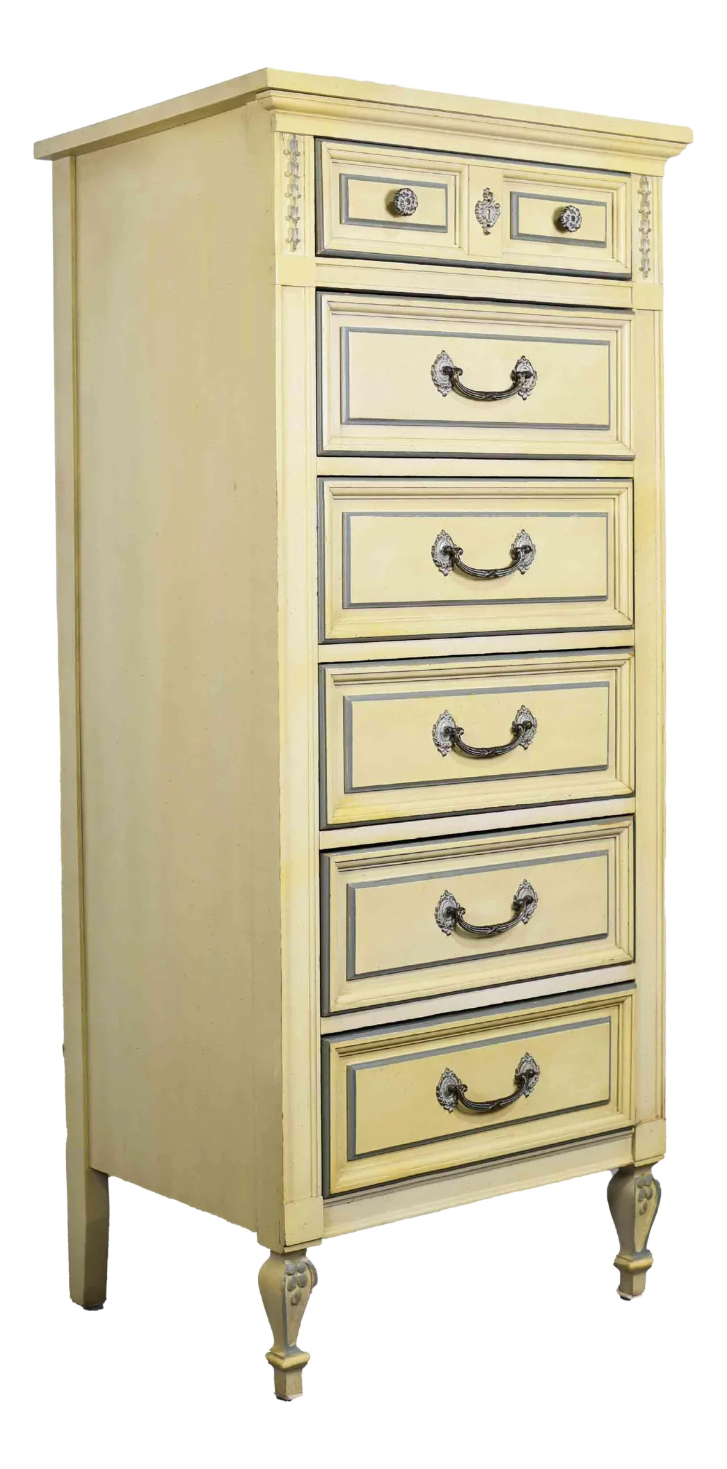 vintage lingerie dresser Add Charm with Our Mahogany Chest – EGA HOME Bow front Lingerie chest in Olinda Romanis French Pink Rose design French 1920 Antique Semainier 7