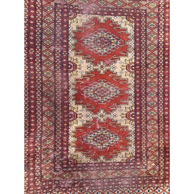 Vintage Pakistani Turkmen Style Rug, 1980s For Sale - Image 15 of 17