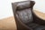 Animal Skin Model 2204 Wingback Armchair in Leather with Wood Legs by Børge Mogensen for Frederica, 1963 For Sale - Image 7 of 13