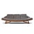 Adrian Pearsall for Craft Associates Mid Century Walnut Gondola Sofa This sofa measures: 102 wide x 33.5 deep x 30.5...