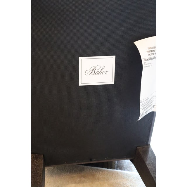 Wood Wedge Dining Chairs by Thomas Pheasant for Baker For Sale - Image 7 of 8