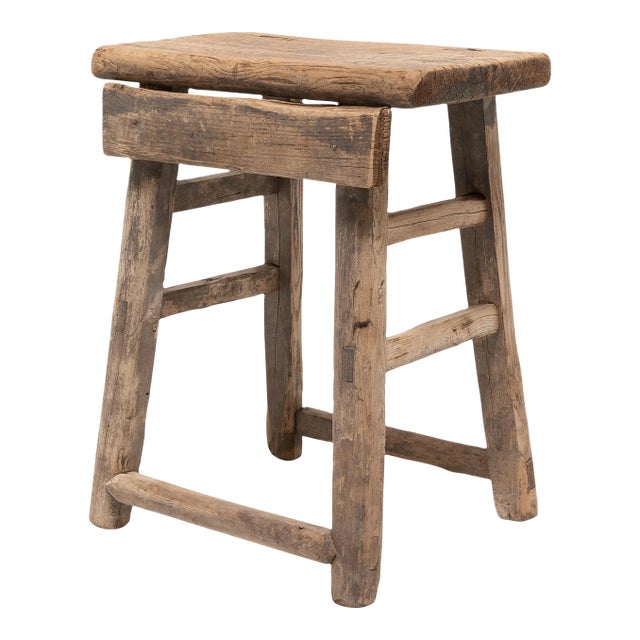 Chinese Tapered Courtyard Stool, Century 1900 For Sale