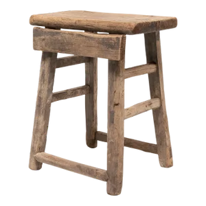 Chinese Tapered Courtyard Stool, Century 1900