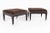 Brown Baker Furniture Contemporary Ottoman Stools - Pair For Sale - Image 8 of 8