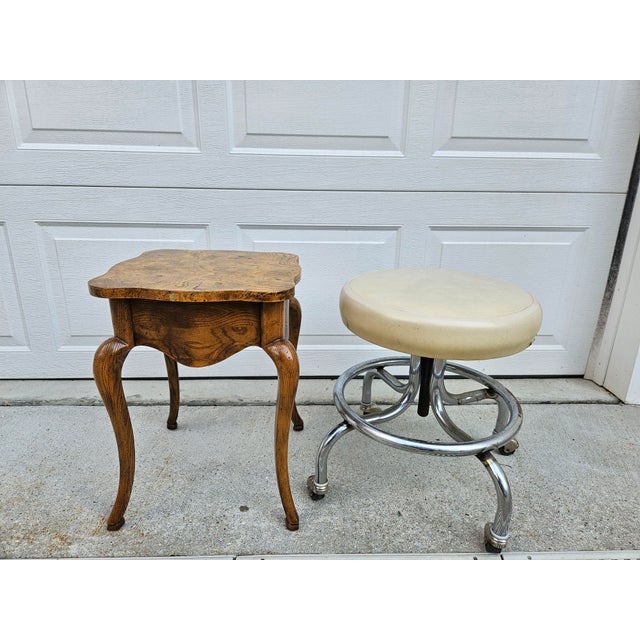 Baker Furniture Square Diminutive French Burlwood Side Table For Sale - Image 9 of 11