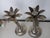 Metal Palm Tree Candleholders in Silver-Plated Metal, 1980s, Set of 2 For Sale - Image 7 of 8