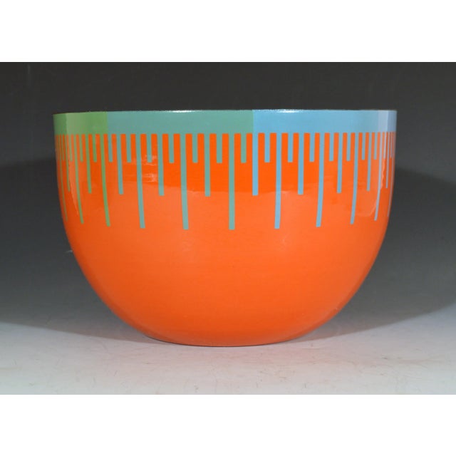 Richard Anuszkiewicz Op Art Enamel Bowl, Made for the Hirshhorn Museum and Sculpture Garden American, 1976 For Sale In Philadelphia - Image 6 of 8