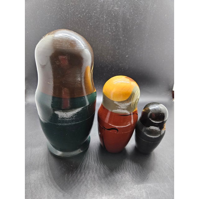 Three (3) Pieces Politician Matryoshka Dolls For Sale - Image 4 of 10