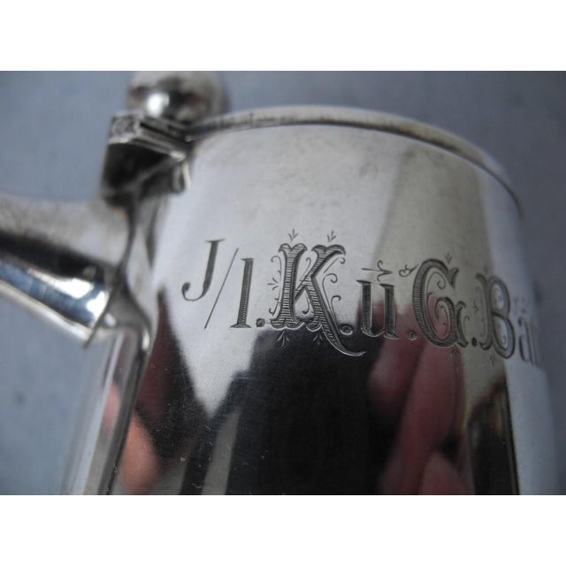 Metal 800 Silver Wine Decanters by Wilhelm Binder, 1890s, Set of 2 For Sale - Image 7 of 18