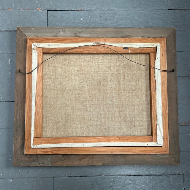 1950s 1950’s Original Impressionist Paris Street Scene Cityscape Painting For Sale - Image 5 of 5