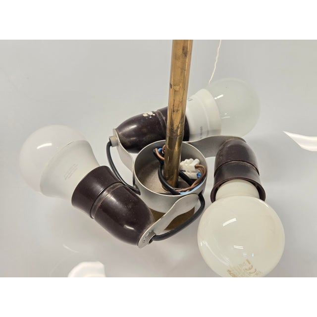Model 1017 Ceiling Lamp by Paavo Tynell for Oy Taito AB, 1950s For Sale - Image 9 of 14