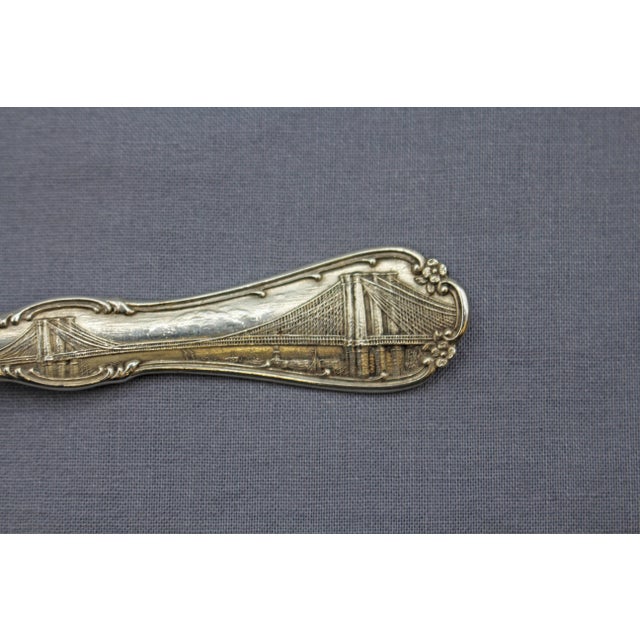 Tiffany and Co. Early 20th Century Sterling Silver New York City Souvenir Spoon by Tiffany & Co. For Sale - Image 4 of 5