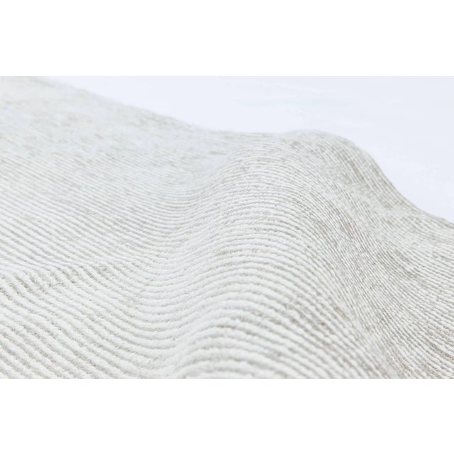 Modern Contemporary Striped Handmade Wool Rug by Doris Leslie Blau For Sale - Image 3 of 5