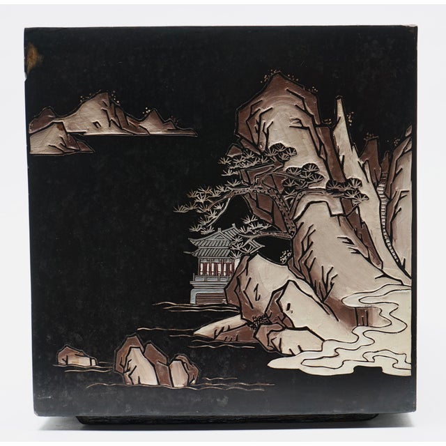 Vintage Asian Hand Carve Jewelry Box For Sale - Image 10 of 10