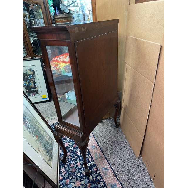 Display Colonial Manufacturing Company Mahogany Chairish