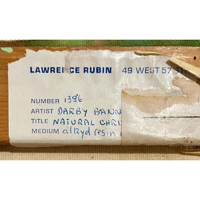 Walter Darby Bannard, 1972 Abstract "Natural Christmas" Alkyd Resin Painting Walter Darby Bannard, 1972 For Sale - Image 4 of 13