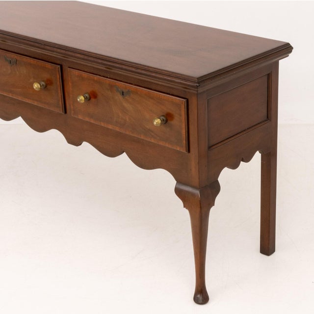 Mid 20th Century American Vintage Queen Anne Style Walnut Sideboard For Sale - Image 5 of 10