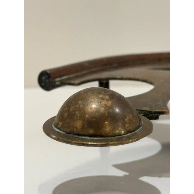 Late 18th Century Antique English Brass Hearth Trivet, Circa 1890 For Sale - Image 5 of 9